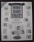 Who Said That? Quiz Jigsaw Puzzle by Crystal Lines