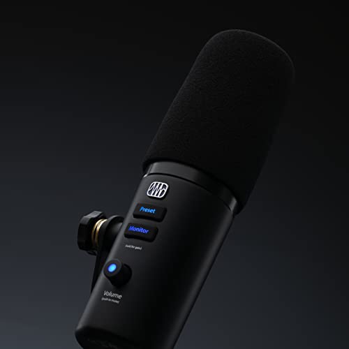 PreSonus Revelator Dynamic USB Microphone for recording, podcasts, and