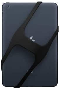 Padlette Grip for iPad Mini Compatible with Kindle Paperwhite, Fire or Any Tablet or e-Reader with Screens 8 inches or Smaller. (D2 Black)