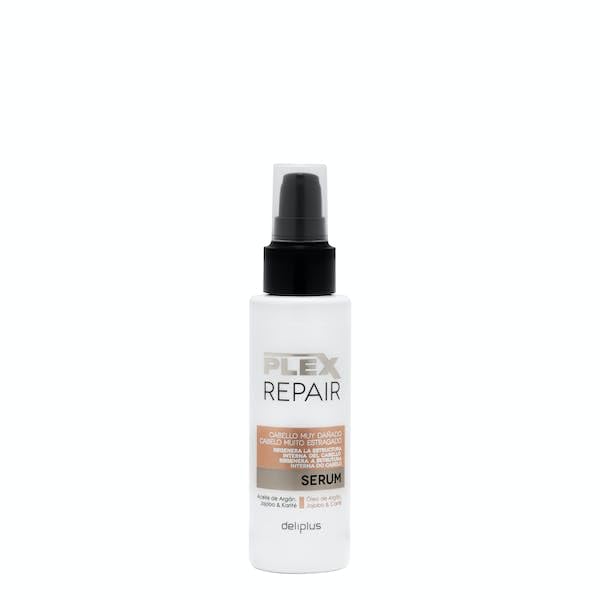 Sérum Plex Repair cabello muy dañado con aceite de argán, jojoba y karité 100 ml. Deliplus