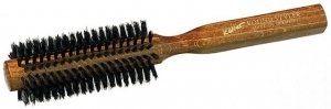 Wild Boar's Bristle Round Styling Hairbrush with Oiled Beechwood Handle, 4.5 cm diameter, 8-1/4-Inches, Nessentials