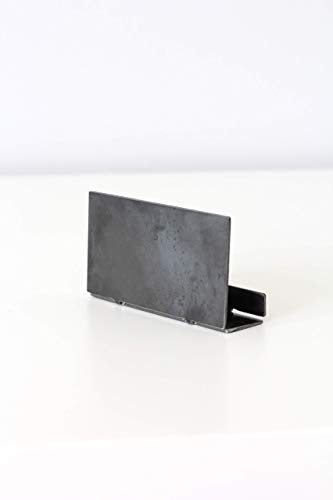 Modern Metal Business Card Holder for Desk | modern desk decor office desk organizer rustic industrial office desk accessories for men - Thumbnail 6