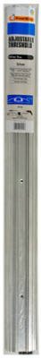 Frost King DAT39H Premium Adjustable Aluminum Threshold, 3-1/2-Inch by 36-Inch, Silver