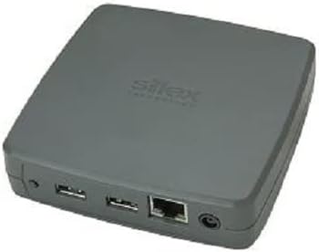 Silex DS700 Wired USB Device Server Network Adapter Printer Scanner Hub
