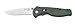 SOG Specialty Knives & Tools GFSA-98 Flash II, 1/2 Serrated Knife Blade, Green Zytel Handle