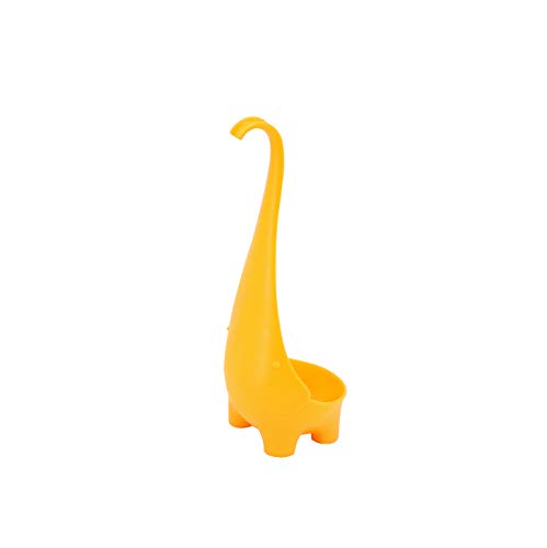 Elephant Soup Ladle Stand Up Adorable Scoop 4 oz Per Cute Gift Not Nessie - Orange Ladle