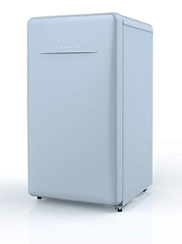 Daewoo FR-044RCNL Retro Compact Refrigerator, 4.4 Cu Ft, City Blue