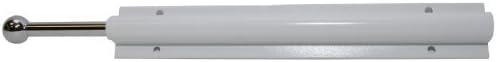Easy Track RA1204 Sliding Valet Wardrobe Rod, White by Easy Track