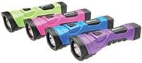 DorcyInternationalProducts Flashlight Led 4Aa Assor Color, Sold as 1 Carat