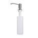 Permande 11 Ounce Kitchen Sink Soap Dispenser Brushed Nickel Kitchen Sink Countertop Dispenser for Deck Installation