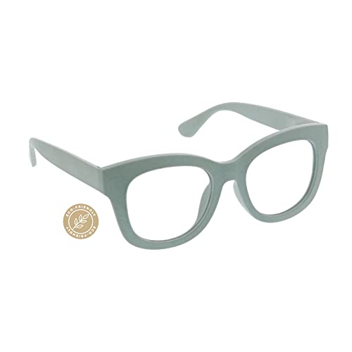 Peepers by PeeperSpecs Oprah\'s Favorite Things Center Stage Women\'s Oversized Blue Light Blocking Reading Glasses