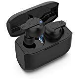 Wireless Earbuds,Bluetooth 5.0 Wireless Earbuds Bluetooth Headphones with Deep Bass HiFi 3D Stereo Sound, Built-in Mic Earphones with Portable Charging Case for SmartPhones and Laptops (Black)
