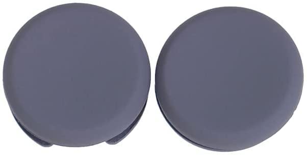 2X Joystick Cap Thumb Stick Circle Pad Caps for 3DS 3DS LL 3DS XL New 3DS LL XL Controller Replacement (Dark Grey)