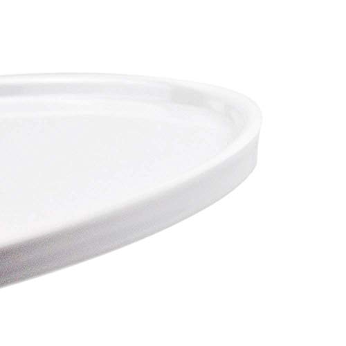 Round Cake Stand 11.7" Cake Display Stand Dessert Cupcake Display Tray for Graduation,Wedding,Birthday,Party,Anniversary,Ceremony(1Pack, White)