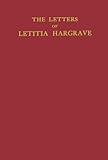 Letters of Letitia Hargrave, Hargrave, Letitia M., 0837150655