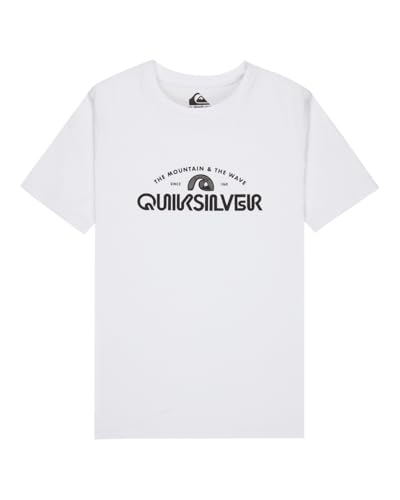 Quiksilver Boys Ev Corpo Classic Youth T-Shirt, White, 10 Years