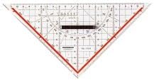 RumoldTZ and Geometry rectangle/1158 32.5 cm, Transparent Plastic