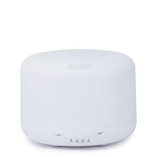 Aroma essential oil diffuser 400ml-portable, 7 color LED lighting- By: PHANFOUR