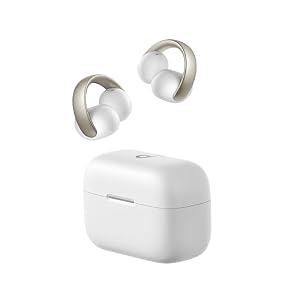 Anker Soundcore AeroClip(Bluetooth 5.4)【オープンイヤー型ワイヤレスイヤホン/イヤーカフ】ホワイト&ゴールド