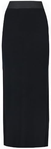 asfashion online Women's Plus Size Stretch Jersey Gypsy Boho Long Maxi Dress Skirt