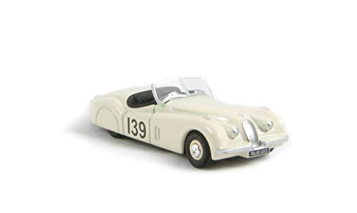 DIECAST 76XK120004 1:76th Scale Jaguar XKJ120 White Ian Appleyard by Oxford