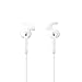 20 Pieces Samsung Earbud Covers Teemade Replacement Silicone Ear Hooks Tips Silicone Ear Gels Buds for Samsung Galaxy S7/S7 Edge /S6/S6 Edge Sports Earbuds (White)