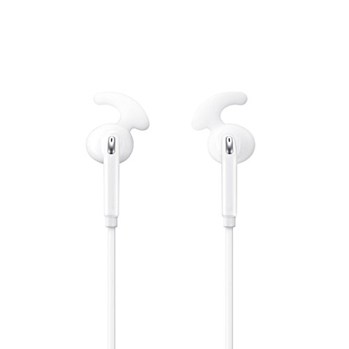20 Pieces Silicone Earbud Covers Teemade Replacement Ear Hooks Tips Silicone Ear Gels Buds for Samsung Galaxy S7/S7 Edge /S6/S6 Edge Sports Earbuds (White)