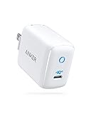 USB C Fast Charger, Anker 30W PIQ 3.0 Power Adapter, Anker Marshmallow PowerPort III Mini Compact PD Charger, for iPhone 11/11 Pro/Max/XR/XS/X, iPad Pro, MacBook, Galaxy, Pixel, and More