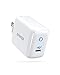 USB C Fast Charger, Anker 30W PIQ 3.0 Power Adapter, Anker Marshmallow PowerPort III Mini Compact PD Charger, for iPhone 11/11 Pro/Max/XR/XS/X, iPad Pro, MacBook, Galaxy, Pixel, and More primary