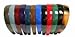 CoverYourHair Plastic Hairbands - Hard Headbands - 12 Pack Dark Colors