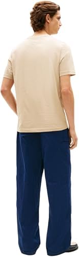 Herren T-Shirt Kurzarm Brand Love Text Box aus Baumwolle, Beige (Sandalwood), L