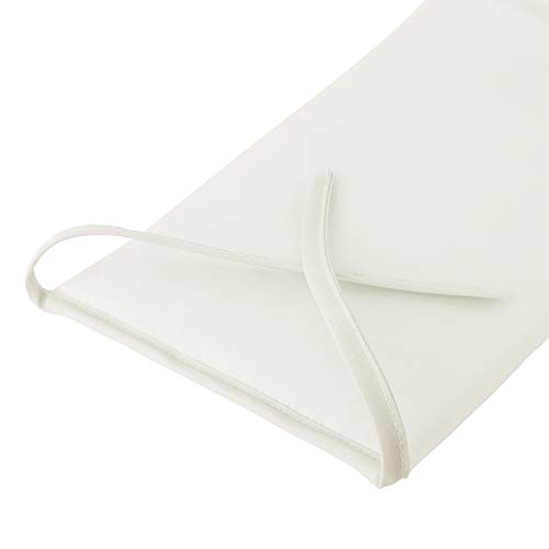 Babydoll Bedding Tailored Cradle Bumpers Color - Ecru, Size - 18" x 36"