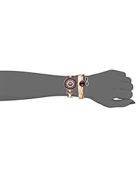 Anne Klein - Reloj de pulsera para mujer con cristales de Swarovski y malla acentuada