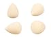 CyberStyle 4pc Pro Beauty Flawless Makeup Blender Foundation Puff Multi Shape Sponges color in radom