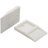 Tavy 1/8" White Wedge Spacers (100/bag)