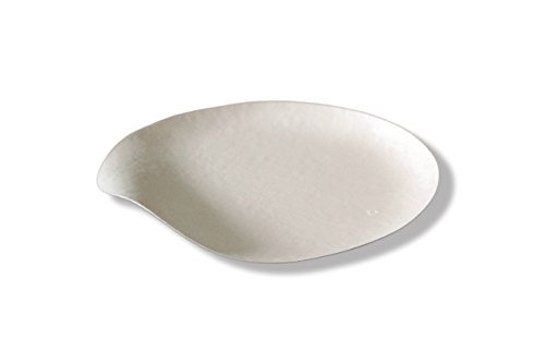 Stalkmarket Wasara Maru 100% Compostable Round Plate, Large 9 Inch, 100 Count Case