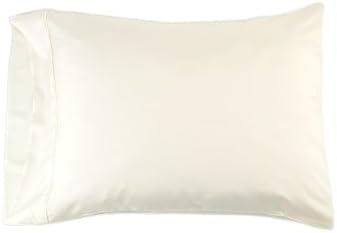 Yala LPC200STNATURALWHITE Luxury Silk Habotai Pillowcases, Standard, Natural White