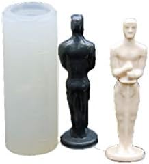 Oscar Trophy L, Handmade Silicone Mold Mould sugarcraft Candle Clay ice Tray Chocolate soap Making