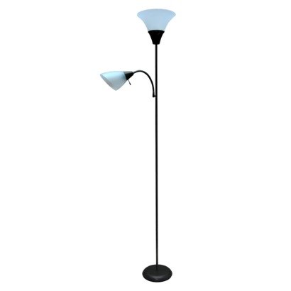Room Essentials Torchiere Floor Lamp with Task Light
