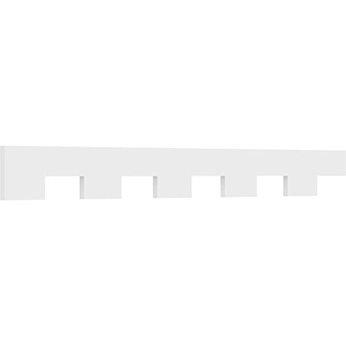 8"H x 1"P x 94 3/8"L Monroe Architectural Grade PVC Dentil Trim for 13/12 Roof…