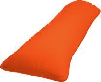 Crescent Multiple Colors - Zippered Body Pillowcase- 200 Thread Count 21"x 54" (Orange)