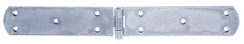 Alberts 823658 Kistenband | mit vernietetem Stift | galvanisch verzinkt, dickschichtpassiviert | 300 x 40 mm | 10er Set