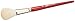 Silver Brush Limited 5518S-20 Silver Mop White Round Paintbrush for Oil, Acrylic, Watercolor, Pastels, & Charcoal, Size 20, Short Handle
