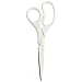 JAM PAPER Multi-Purpose Precision Scissors - 8 Inch - White - Ergonomic Handle & Stainless Steel Blades - Sold Individually