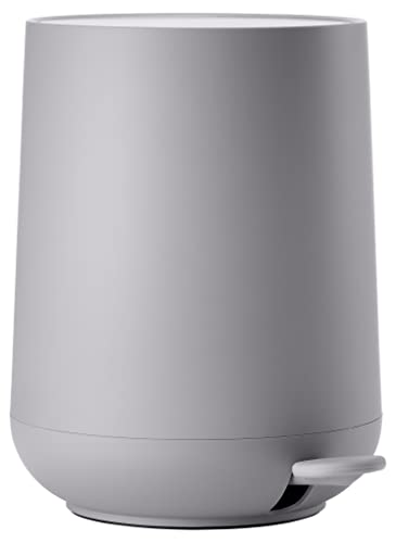 Zone Denmark Nova Mülleimer fürs Bad, Kosmetikeimer, Abfalleimer fürs Badezimmer, Durchm. 20,5 cm, Höhe 23,5 cm, Fassungsvermögen 3 Liter, Gull Grey (Grau)