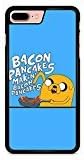 Adventure Time Jake Bacon Pancakes For iPhone 7 Plus Case With Material Black Hard Plastic Case