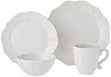 Mikasa Alyse 4-Piece Place Setting, White