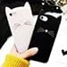 New Cute Cartoon 3D Beard Cat Ears Animal Silicone Mobile Phone Case Cover