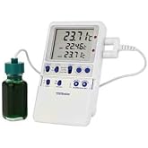 Traceable High-Accuracy RTD Refrigerator/Freezer Digital Thermometer with Calibration; 1 Bottle Probe