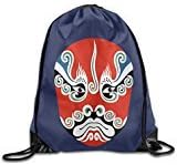 PAGE2 Superb Peking Opera Face Mask Backpack White